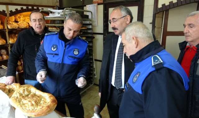 Gemlik’te Ramazan Pidesine Gramaj Denetimi