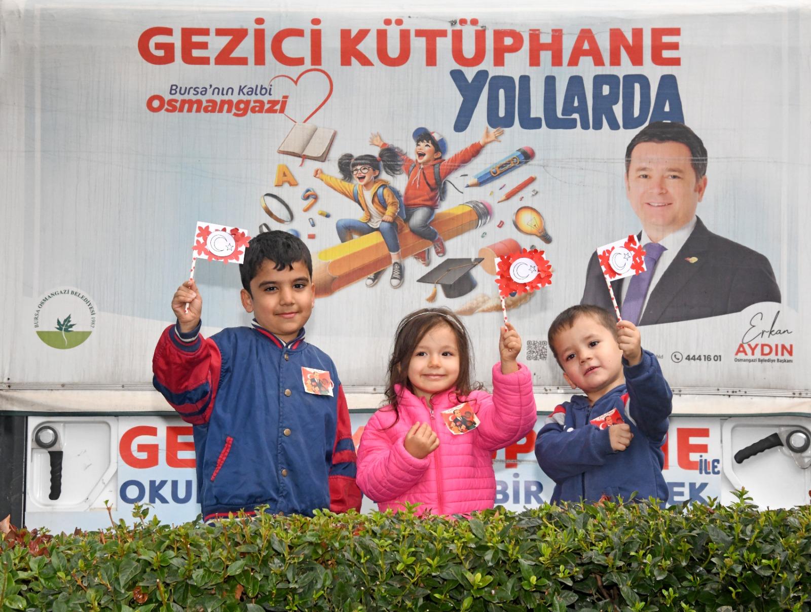 Gezici Kütüphaneden Çocuklara Özel Bayram Turu