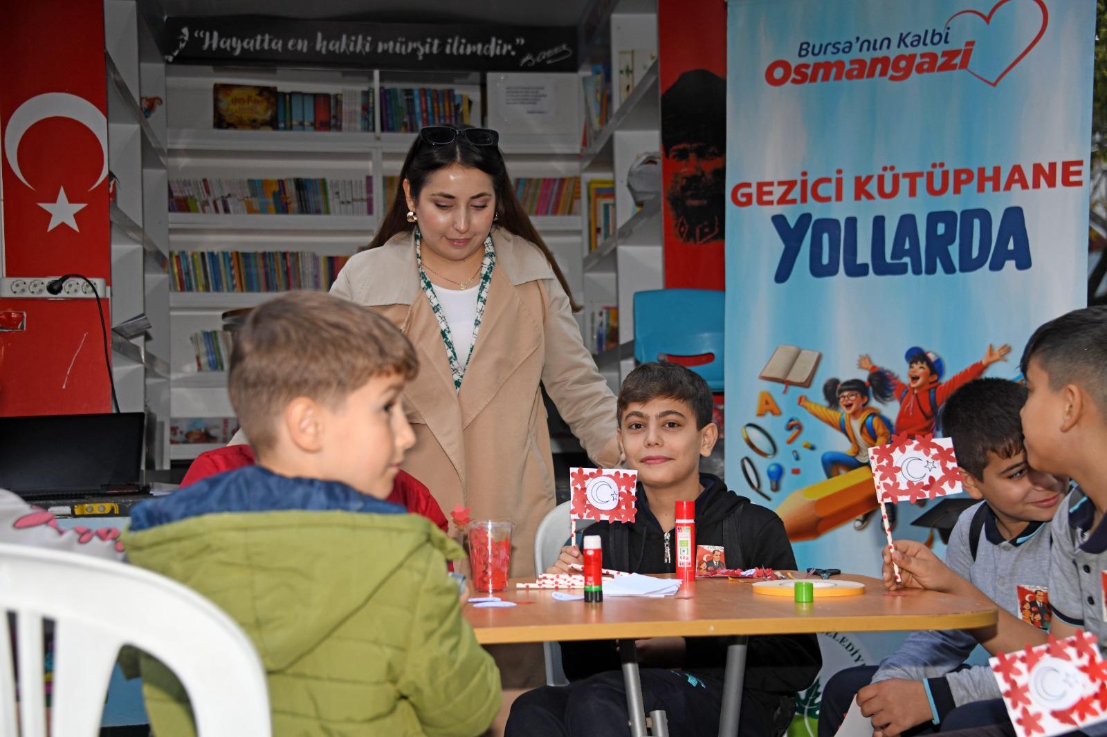 Gezici Kütüphaneden Çocuklara Özel Bayram Turu