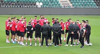 Gürcistan, Türkiye maçı için son antrenmanını yaptı