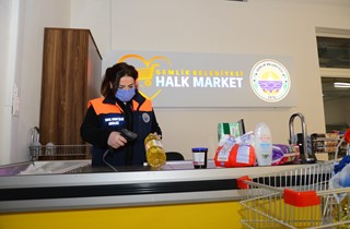 Halk Market’ten faydalanan aile sayısı 350’yi geçti.