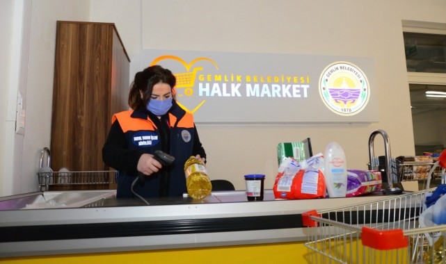 Halk Market’ten faydalanan aile sayısı 350’yi geçti.