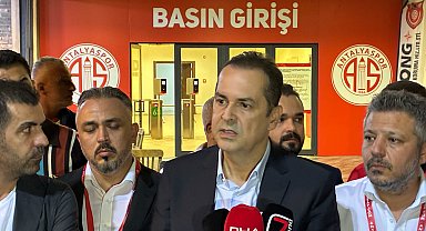 Hesap.com Antalyaspor Başkanı Rıza Perçin: Emre hoca ile devam edeceğiz