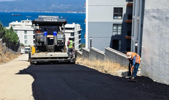 Hisar Mahallesi’nde Asfalt Çalışması