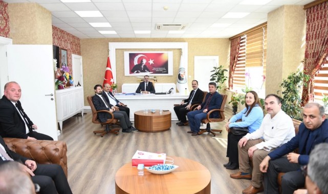 İlçe Kurum Müdürlerimiz, Belediye Başkanımız Ferha...