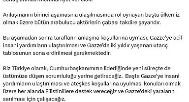 İletişim Başkanı Duran: Müzakerelerin uzlaşmayla sonuçlanması memnuniyet verici