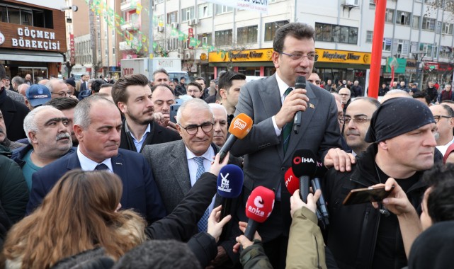 İmamoğlu’na Gemlik’te sevgi seli