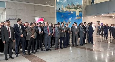 İstanbul - İstanbul Adalet Sarayı'nda Fatih Dönmez ve Barış Duman için uğurlama töreni