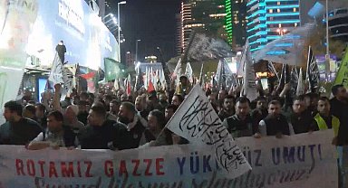 İstanbul - İstanbul'da ABD ve İsrail Konsoloslukları önünde protesto -1