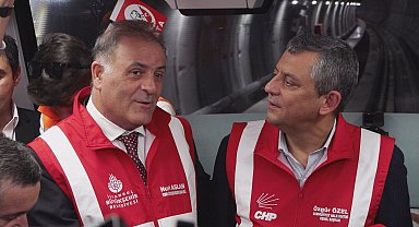 İstanbul - Özgür Özel, Çekmeköy-Sancaktepe-Sultanbeyli Metro Hattı'nda test sürüşüne katıldı