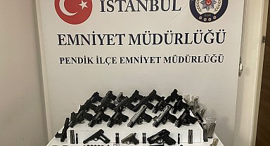 İstanbul- Pendik'te silah imalatı ve ticareti yapanlara operasyon: 2 gözaltı