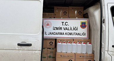 İzmir'de 1 ton etil alkol ele geçirildi