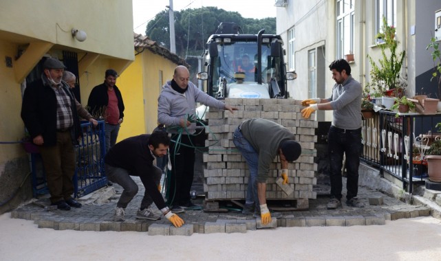 Karacaali’ye belediye dokunuşu