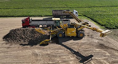 Kayseri'de şeker pancarı hasadı başladı