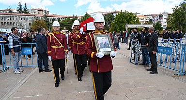 Kazada şehit olan jandarma personeli, Kırıkkale'de son yolculuğuna uğurlandı