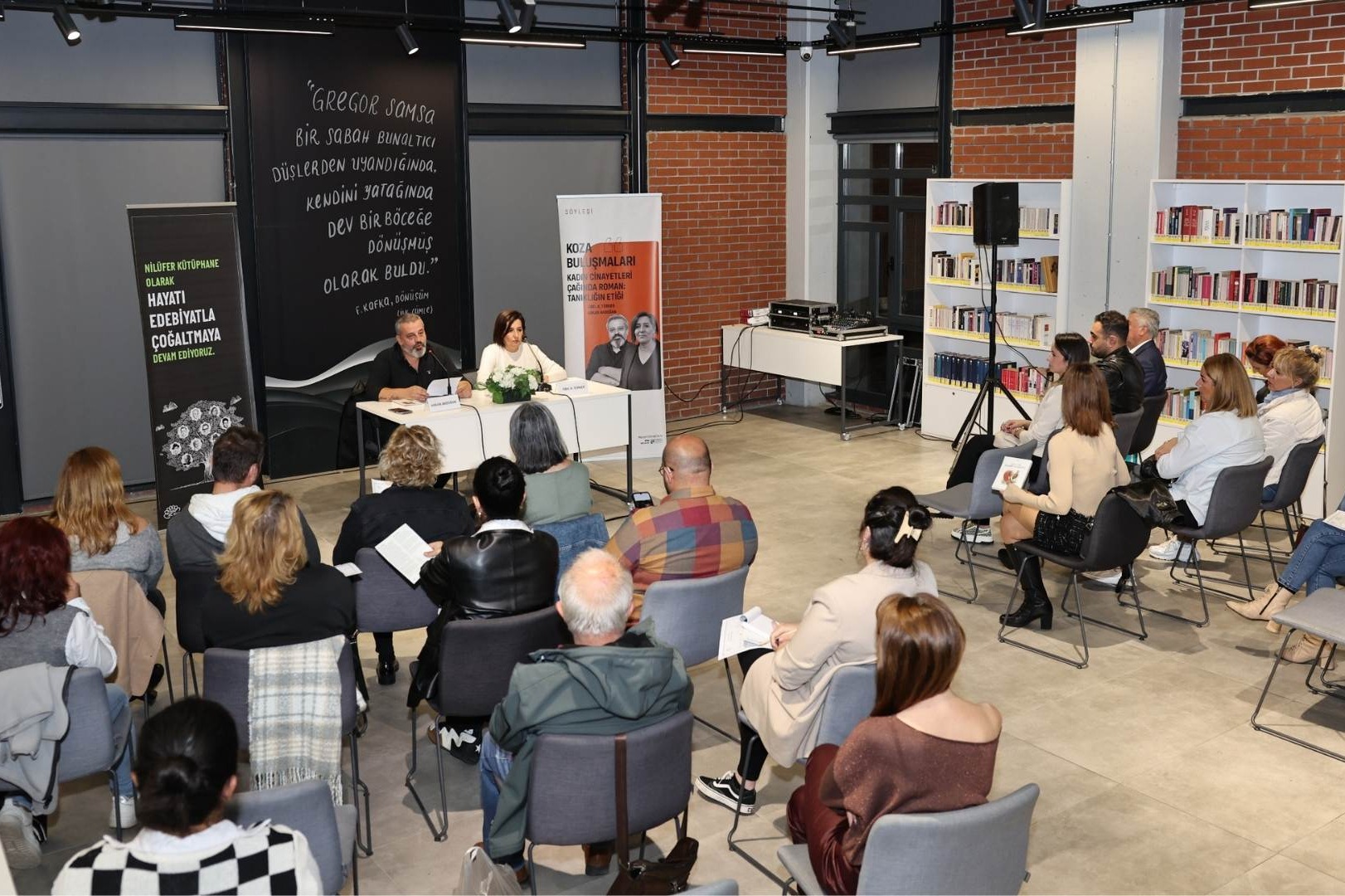 Koza Buluşmaları'nda kadına yönelik şiddet ve edebiyat konuşuldu