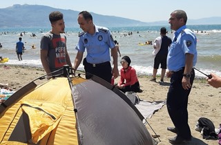 Kumsaz’da Çadır Operasyonu