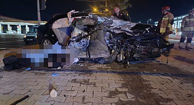 Manisa'da TIR ile otomobil çarpıştı: 1 ölü, 3 yaralı