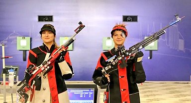 Mardinli Berfin, Havalı Silahlar Avrupa Şampiyonlar Ligi'nde altın madalya kazandı