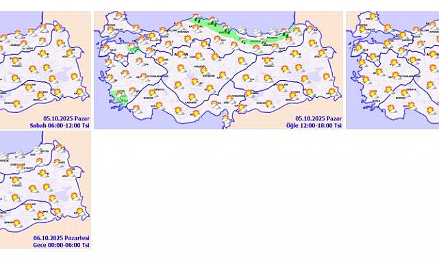 Meteoroloji: Yurdun kuzey ve batı kesimleri yağışlı geçecek