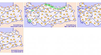 Meteoroloji: Yurdun kuzey ve batı kesimleri yağışlı geçecek