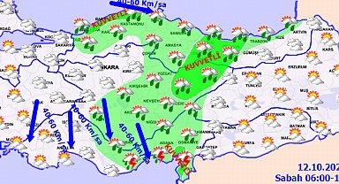 Meteoroloji'den 7 il için kuvvetli yağış uyarısı