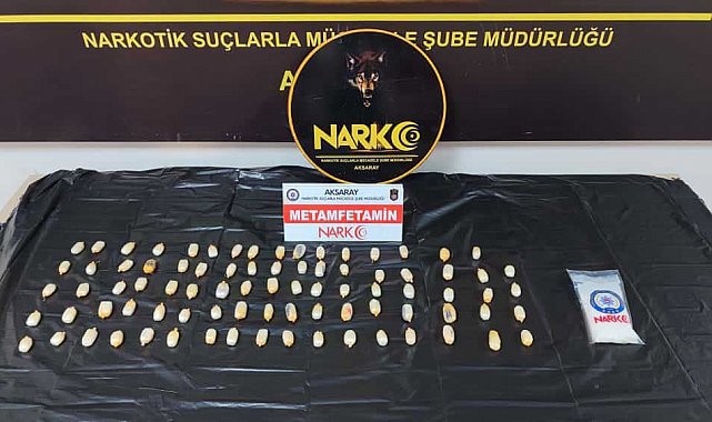 Midesinden 433 gram metamfetamin çıktı