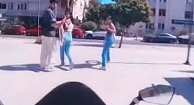 Motosikletiyle vatandaşları korkutarak kayda alan şüpheliye gözaltı