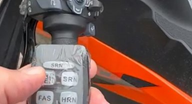 Motosiklette polis sireni kullanan sürücüye 138 bin lira ceza