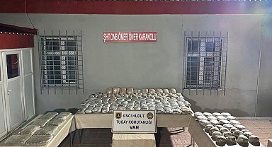 MSB: Van hudut hattında 117,8 kilo uyuşturucu ele geçirildi