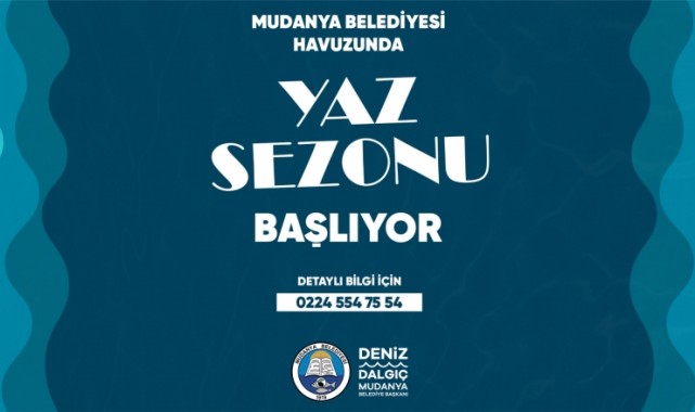 Mudanya Belediyesi Yüzme Havuzu'nda Yaz Sezonu Başlıyor