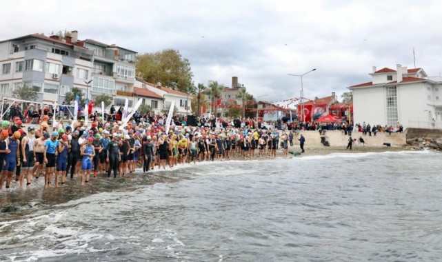Mudanya Triatlonu’na Rekor Katılım
