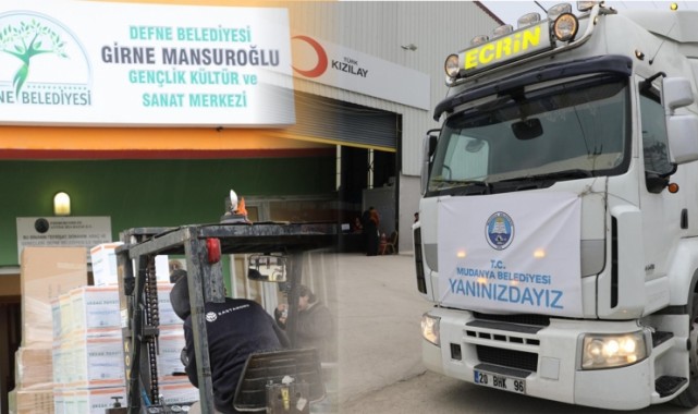 Mudanya’dan Hatay’a Dayanışma Eli