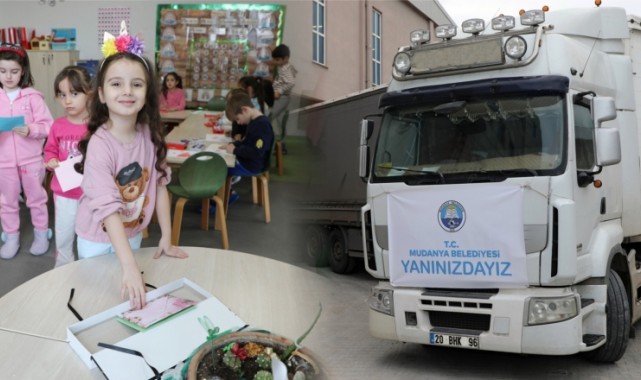 Mudanyalı Çocuklardan Hatay’a Sevgi Köprüsü