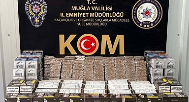 Muğla'da 17 bin 940 doldurulmuş makaron ele geçirildi