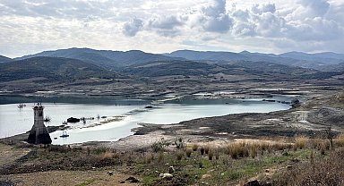 Naip Barajı'nda su seviyesi yüzde 1'in altına düştü