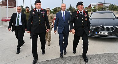 Orgeneral Ali Çardakçı, HMKÜ 100. Yıl Köyü'nü ziyaret etti