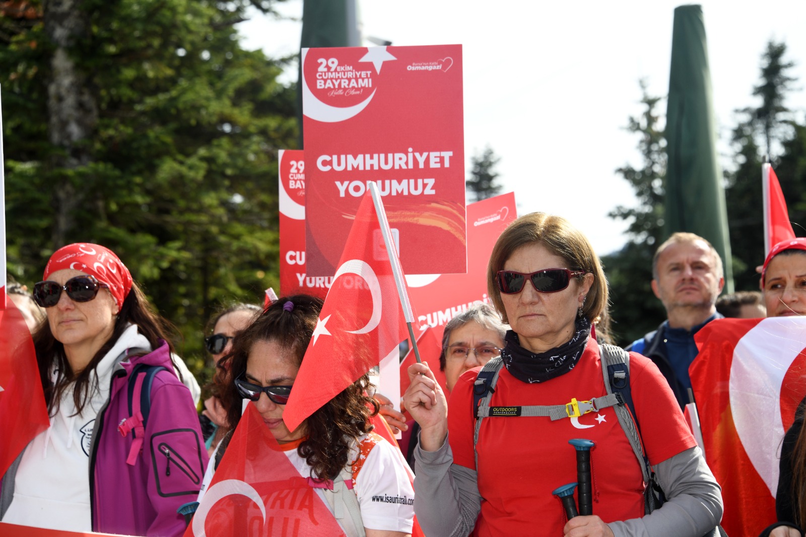 Osmangazi’de Doğanın İçinde Cumhuriyetin İzinde Yürüyüşü