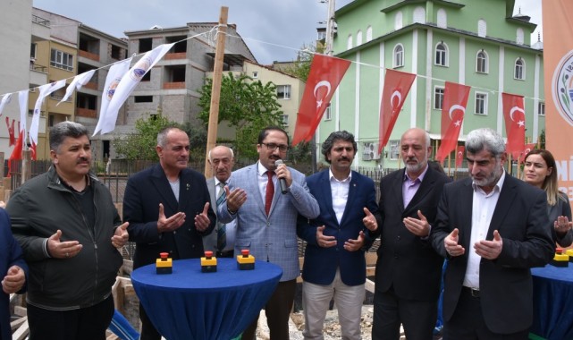 Osmaniye Cami Temeli Dualarla Atıldı