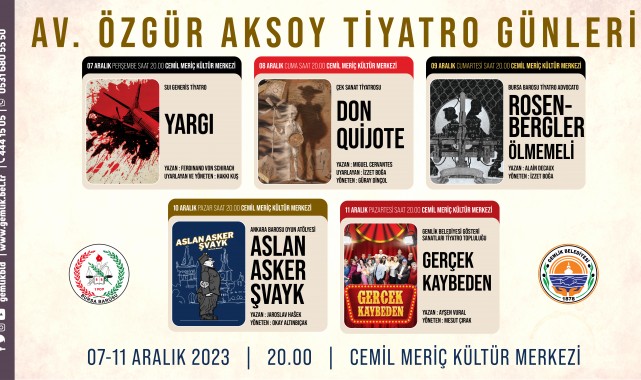 Özgür Aksoy Tiyatro Günleri seyirciyle buluşmaya hazırlanıyor