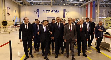 Sağlık Bakanı Memişoğlu TUSAŞ'I ziyaret etti