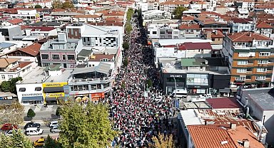 Sakarya'da Filistin'e destek yürüyüşü