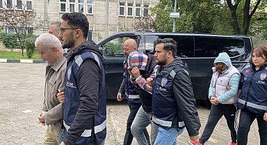 Samsun'da 'tefecilik' ve 'silah ticareti' operasyonunda 3 şüpheli adliyede