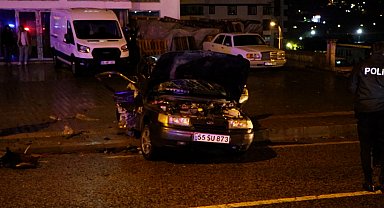 Samsun'da cip ile otomobil çarpıştı; 2 ölü, 2 yaralı