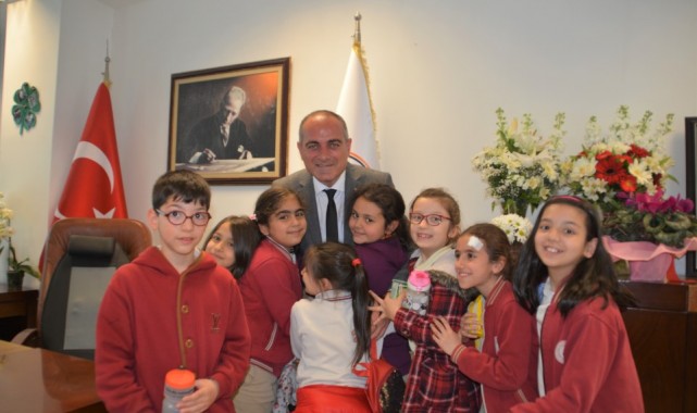 Sertaslan'a Çocuklardan Sevgi Seli