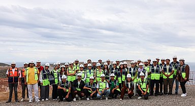 Sinop Üniversitesi öğrencileri Akkuyu NGS sahasını ziyaret etti