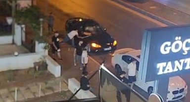 Sopa ve demirlerle otomobillere zarar verdiler; 5 gözaltı