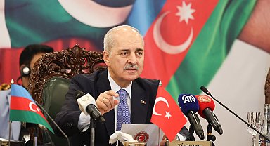 TBMM Başkanı Kurtulmuş, 'Azerbaycan, Pakistan ve Türkiye Üçlü Parlamento Başkanları Toplantısı' açılışında konuştu