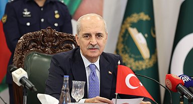 TBMM Başkanı Kurtulmuş, 'Azerbaycan, Pakistan ve Türkiye Üçlü Parlamento Başkanları Toplantısı' kapanışında konuştu