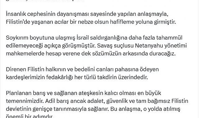 TBMM Başkanı Kurtulmuş: Ateşkesin kalıcı olması en büyük temennimizdir
